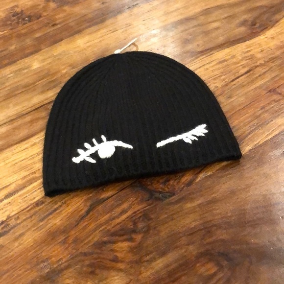 Kate Spade Winking Black Beanie - Picture 5 of 7